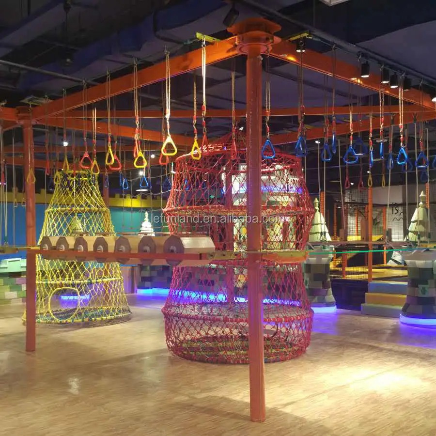 Lefunland Крытая веревка приключения в игровой площадке домашнее развлекательное оборудование для скалолазания