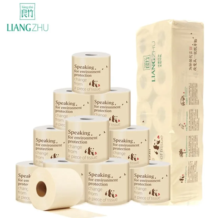 DONSEA LIANGZHU BRAND Wholesale Cheap Bulk 4 Ply Soft Bathroom Tissue Roll Toilet Paper