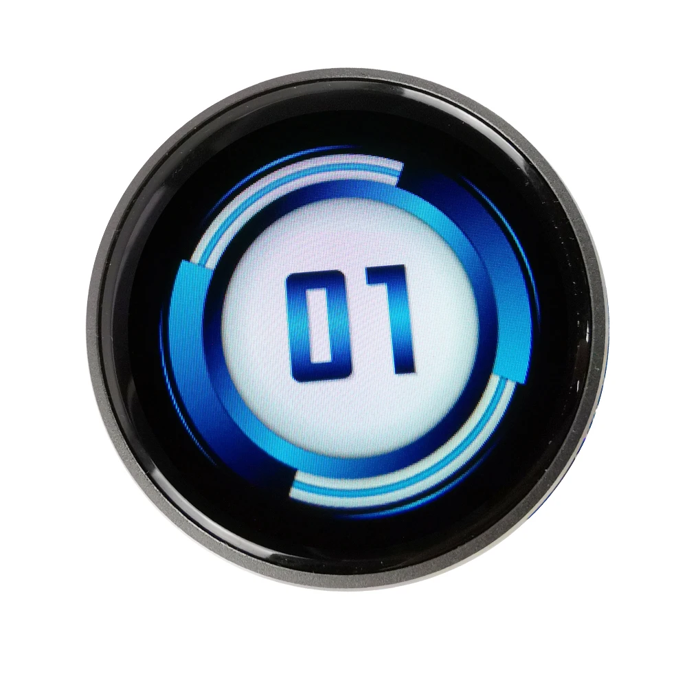 Wisecoco Uart RS232 1.43 Inch Smart Switch Rotary Encoder Bluetooth Touch Knob Lcd Amoled Display Home Appliance Solution