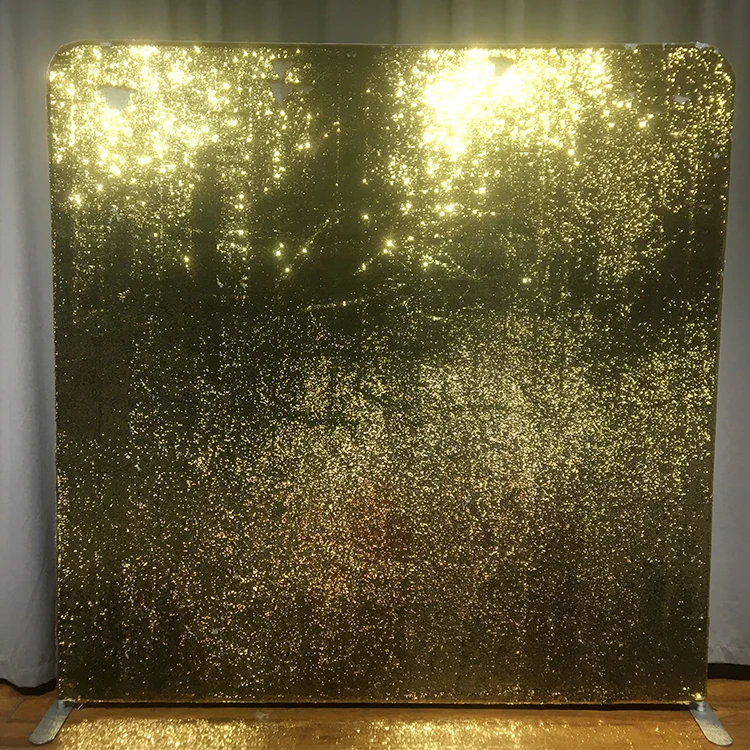 standard exhibition aluminum advertising sequin photo booth backdrop stand