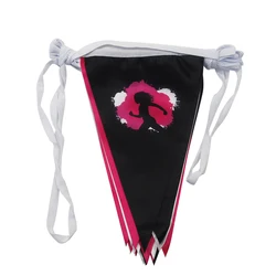 Custom 4x6 Inches Haitian Small Mini Car Mini Banner Flag Jamaica Rear View Mirror Hanging Flag Banner Hanging Flag