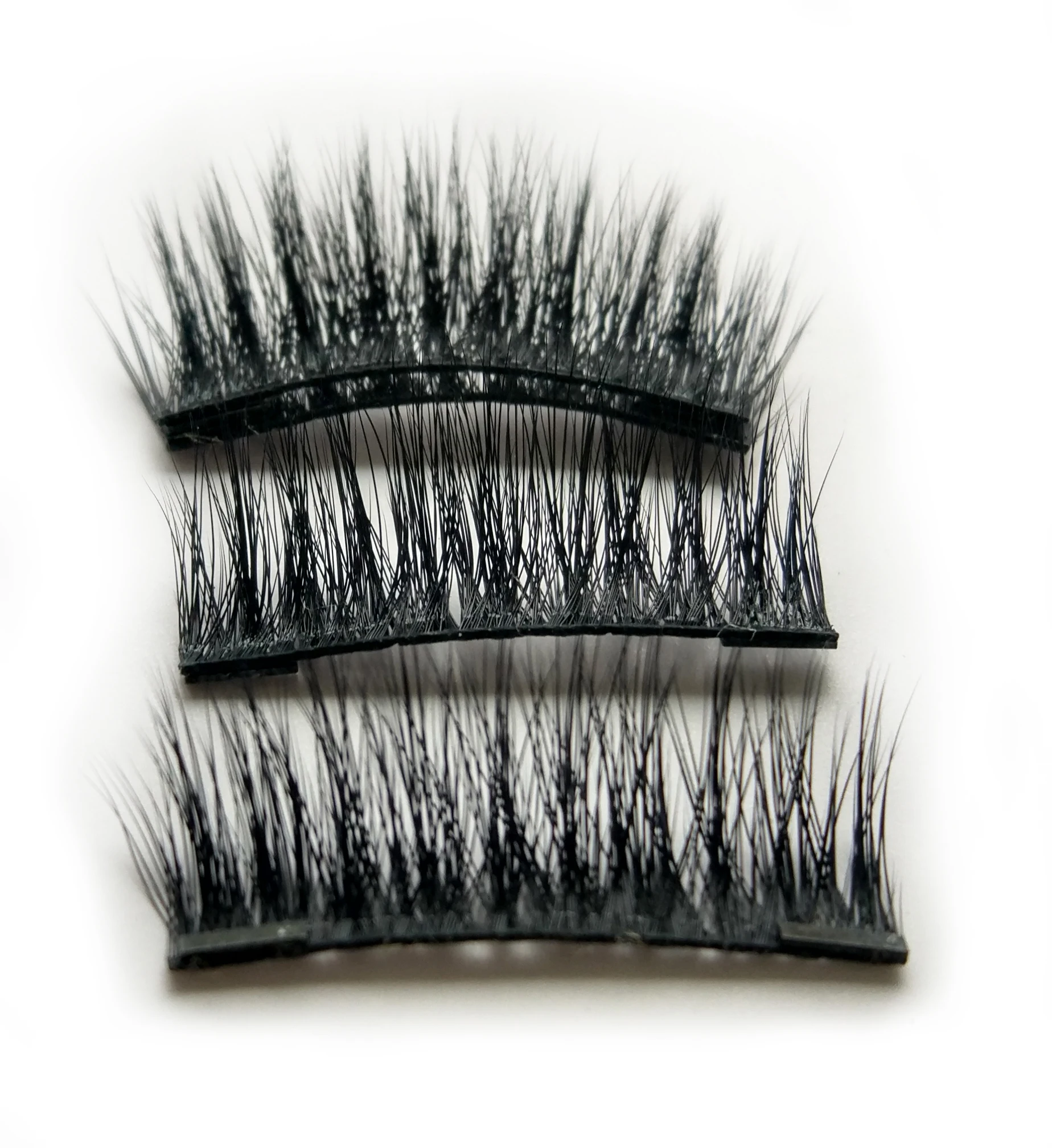 Private label packaging box create your own brand 3D mink magnetic eyelashes with eyeliner