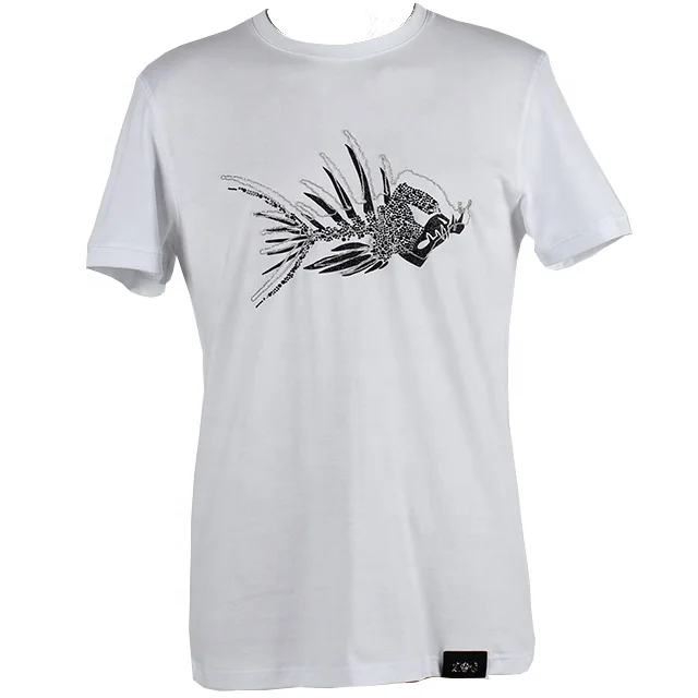 White Blank Plain Cotton T-Shirt Quality Unisex Clothes Customized Your Own Design china t shirt