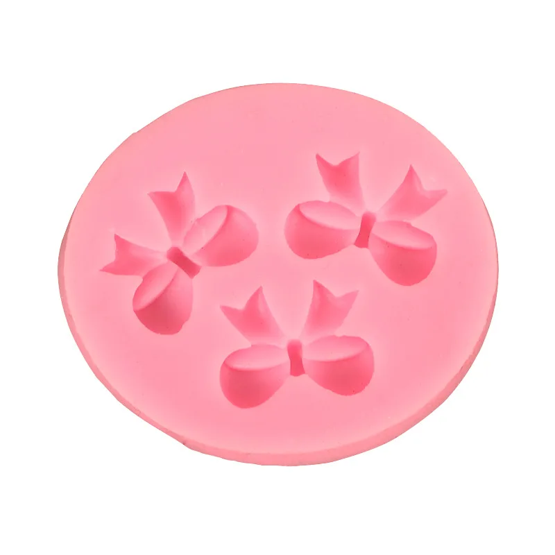 
Diy Bow Patterned Cake Chocolate Silicone Fondant Mold for Baking Pastry Cake Tools Bakeware Mould Making 3d Crafts Molds 