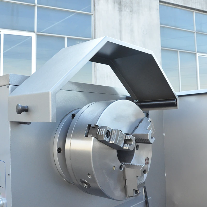 
CNC metalwork automatic lathe DC2680-C Manual pneumatic hydraulic chuck 