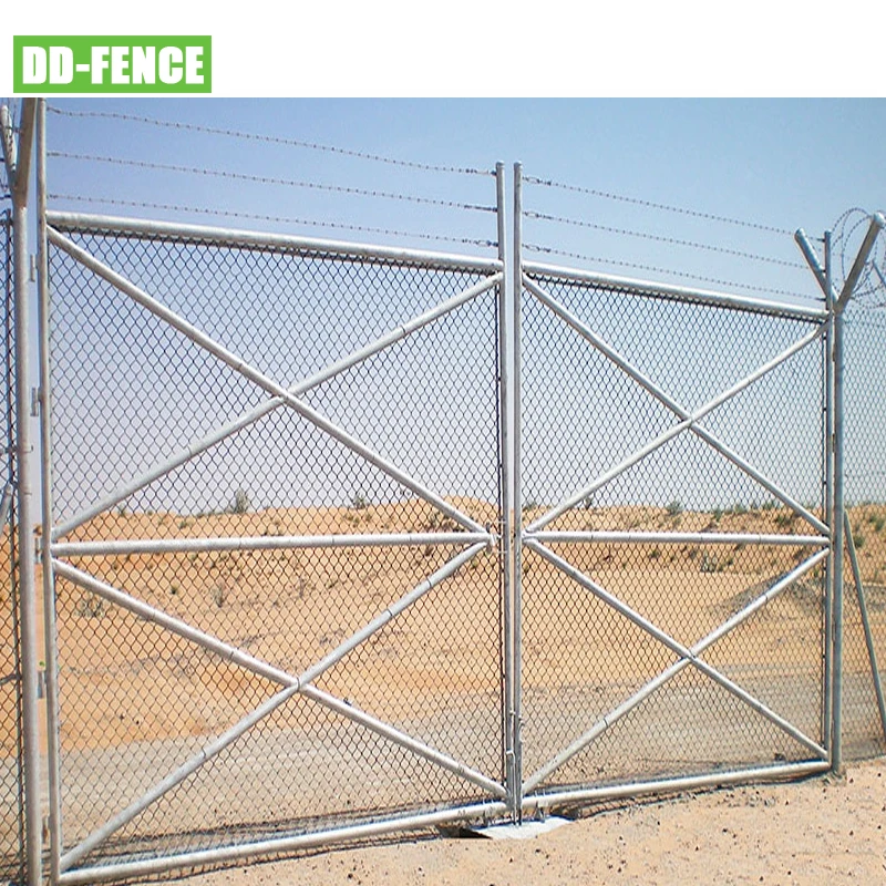 high security galvanised wire mesh chain link fencing