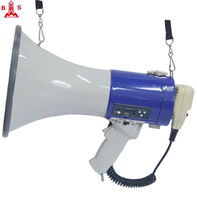 megaphone with siren manufacturer 50W megaphone rechargeable megaphone speaker