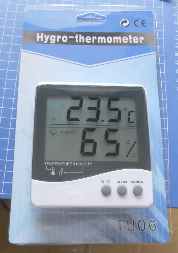 Indoor Digital Thermometer Hygrometer, Accurate Room Temperature Gauge Humidity Monitor