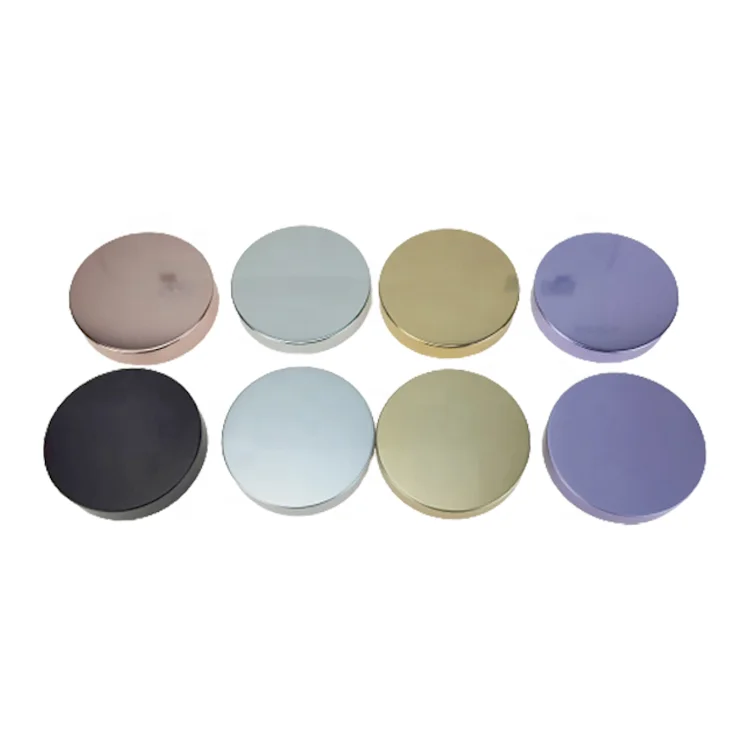 Wholesale 38/400 45/400 53/400 63/400 70/400 89/400 Gold Color 89mm Metal metal screw cap Jar Lid with PE liner