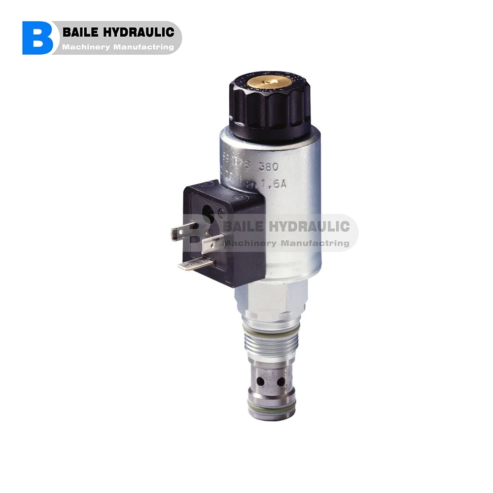 Rexroth KBVS.1B  series Proportional pressure relief valve,  pilot operated, decreasing characteristic curve