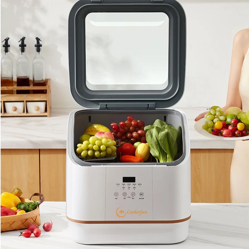 Countertop Dishwasher 220V Household Countertop Plastic Housing Ultra Sonic Small Electrical Portable Dishwasher Countertop Hom