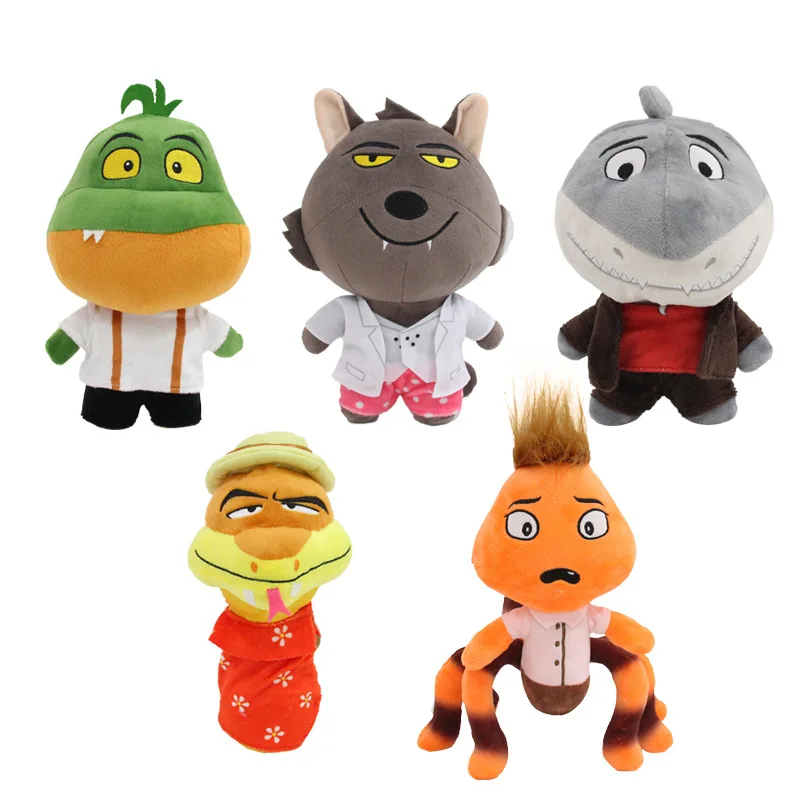 Cartoon Plush doll cartoon anime bestselling animal series doll pillow plush Stuffed toy Bad Guys plush doll machine gift