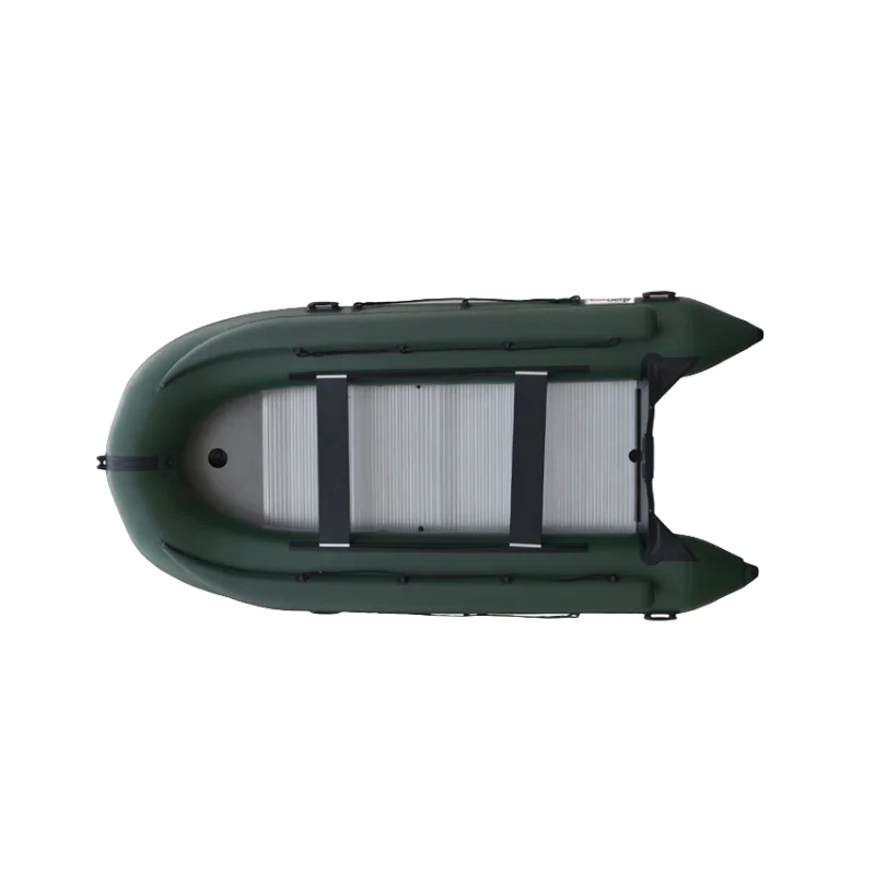 Надувная лодка 380 с электродвигателем и алюминиевым полом одобренная ZY Ce