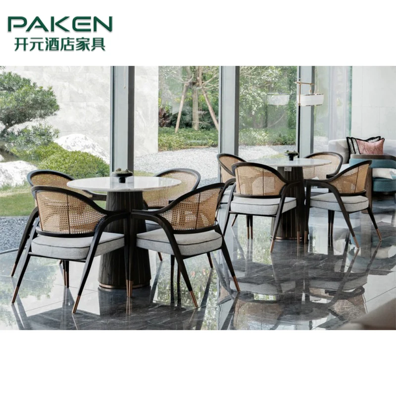 Foshan Commercial Coffee Shop Cafe Table And Chairs Sets Wooden Restaurant Furniture