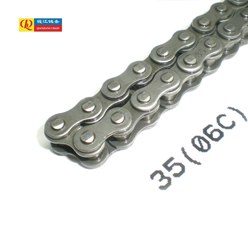 QJ High Quality Short Pitch Carbon Steel Standard Roller Chain 35 06C