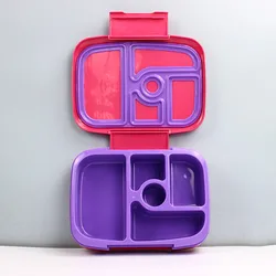 Food Safe Materials 5-Compartment Bento-Style Eco Friendly Leakproof Bento Kids Lunch Box