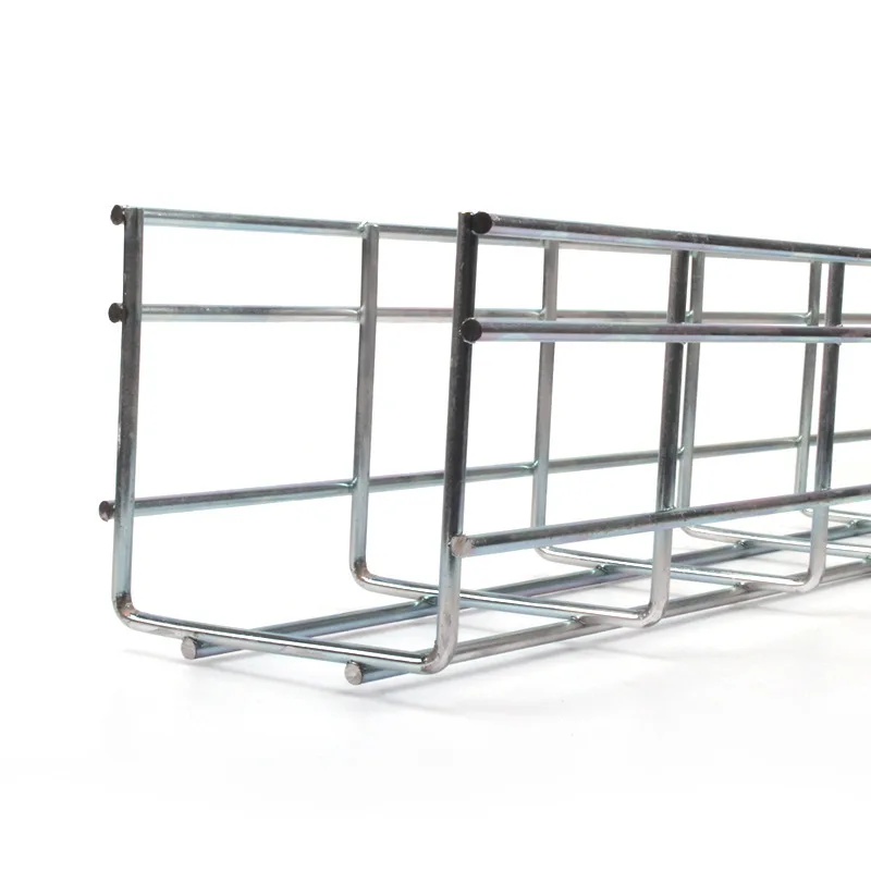Pre-Galvanized Powder Coated Cable Tray with Stainless Steel Aluminum Wire Mesh Durable and Stylish