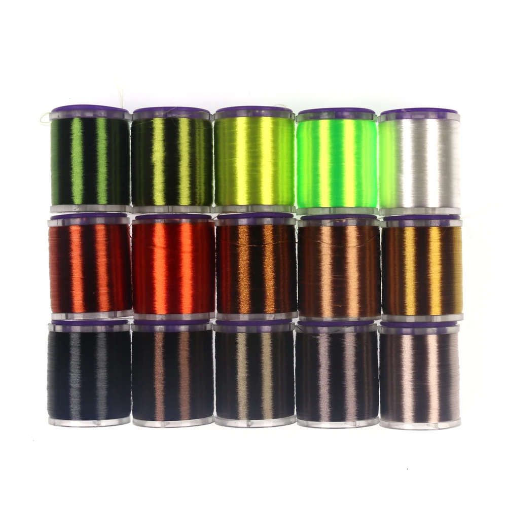 75D Fine High Tensile Fly Tying Thread With Standard Bobbin Spool Waxed Tying Thread For Nymph Dry Wet Flies