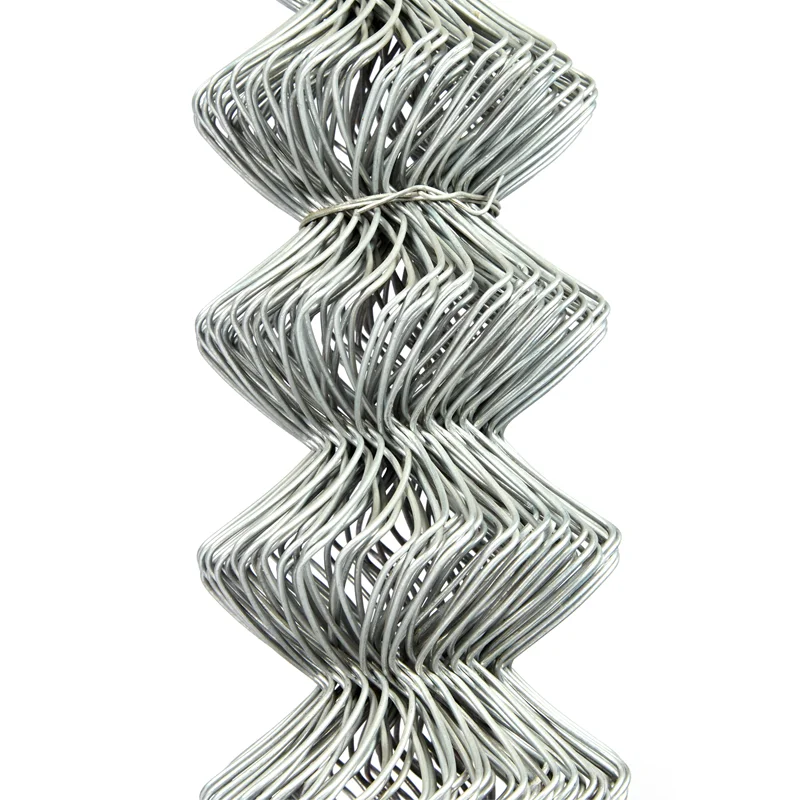 Factory supply decorative garden border fabric galvanized and pvc coated 100 ft roll chain link fence