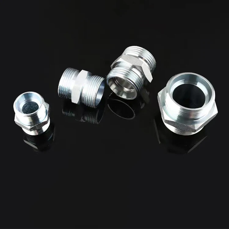 BSP Male Double Use For 60 Cone Seat Eaton Hydraulic Adapter transition straight cable joint
