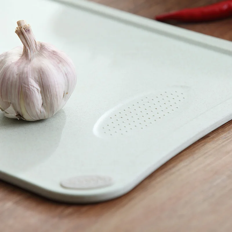 Wheat Straw BPA Free Kitchen Accessories Board Fruit vegetable non slip wheat straw chopping  plastic cutting board