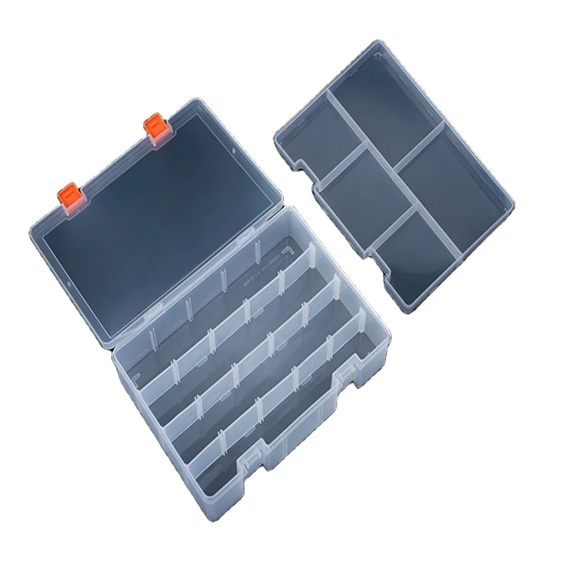 23 Grids Hard Detachable Double-layer Portable Plastic Tool Box Toy Storage Box Lego Storage Box