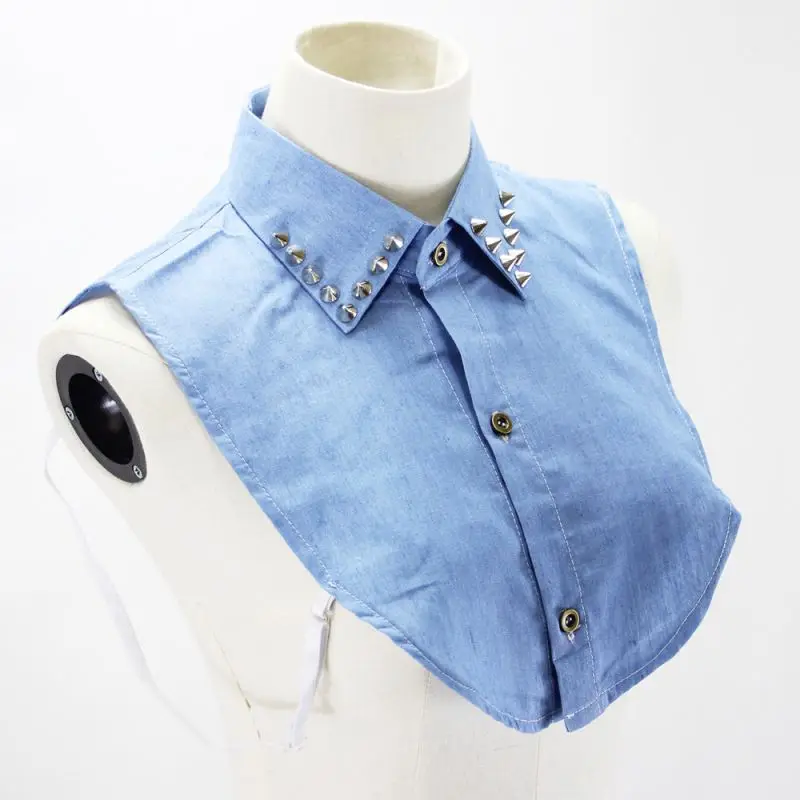 Wholesale  custom beaded shirt   detachable women capelet blouse half shirt faux fake false Collar