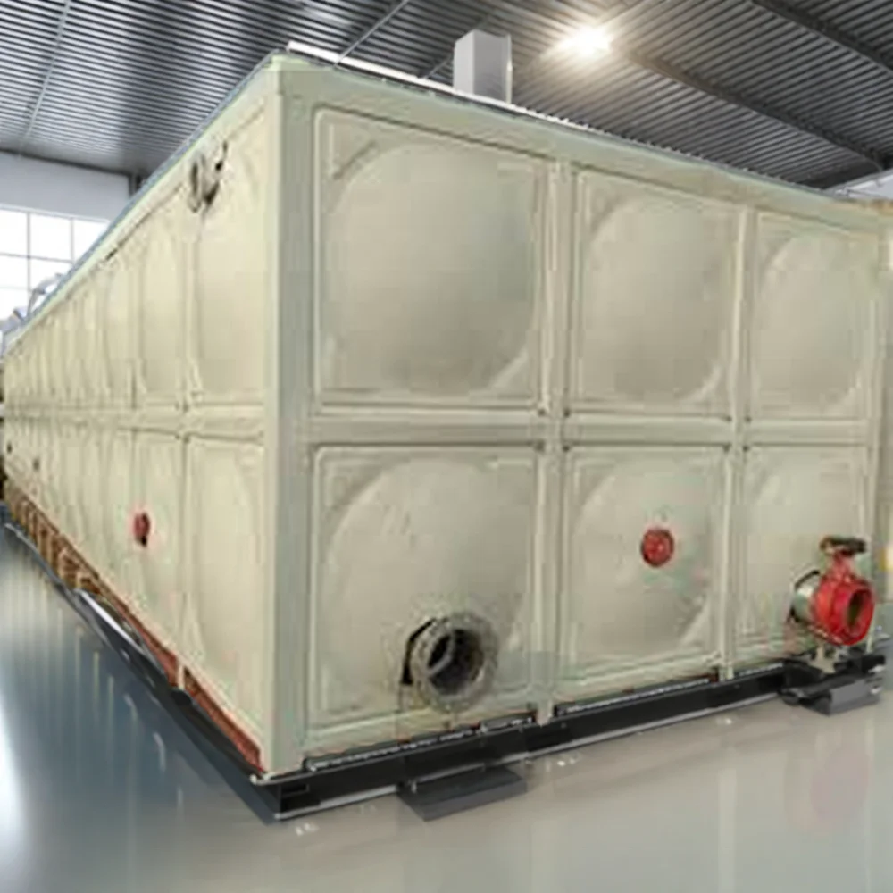 Square Water Tanks GRP Panel Water Tank 100000 Liter FRP Panel Rectangular Tank