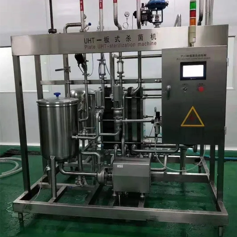 1000L plate-type UHT food sterilizer for tomato paste
