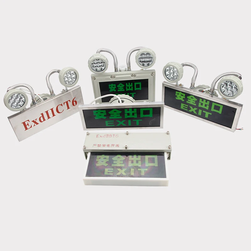 IP65 explosion-proof emergency lighting LED 3Wx2 IIB IIC Extb aluminum alloy lamps customized rechargeable light
