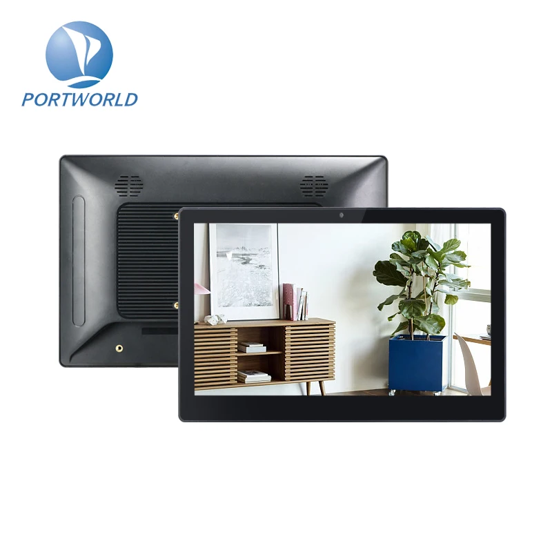 11.6 inch wall mount POE Tablet RJ45 power Android advertising display