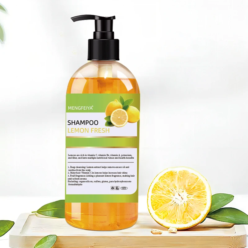 Deep Cleansing, Smoothing and Refreshing Lemon Shampoo Silicone-Free, Cruelty-Free, Vegan Shampoo