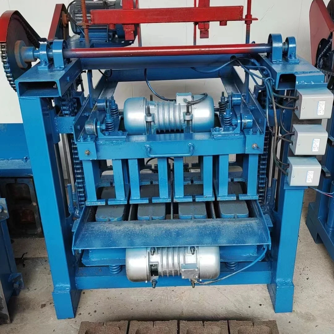 Hollow Hallow Concrete Cement Brick Make Machinery Block Making Machine Semi Automatic