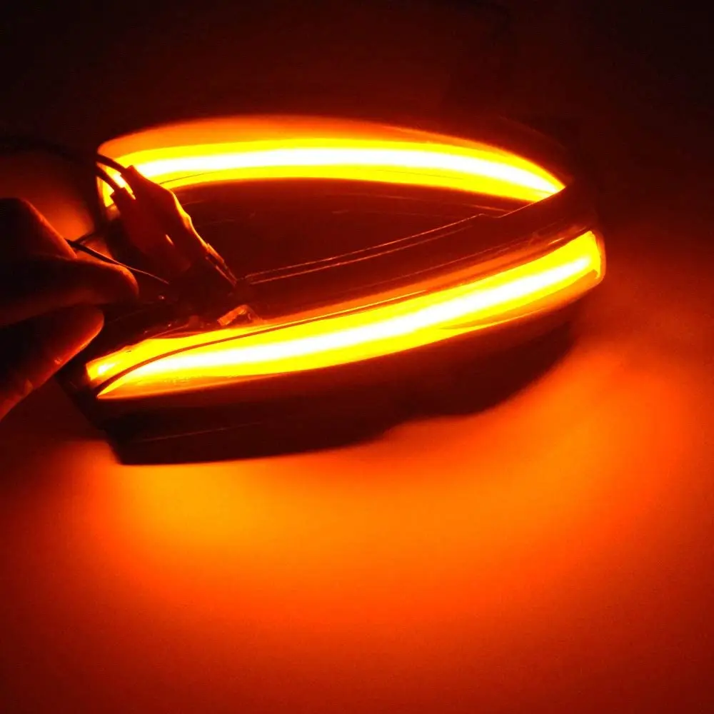 ADT LED боковое крыло заднего вида динамический индикатор поворотный сигнал поворотник ретранслятор света для FUSION AB BAUJAHR