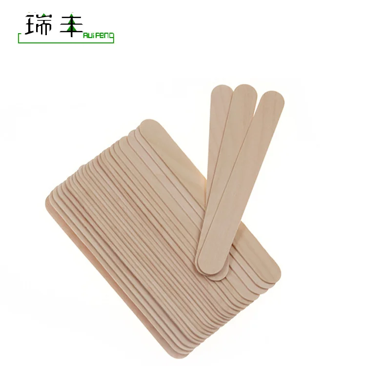150mm adult disposable medical use birch wood tongue spatula depressor