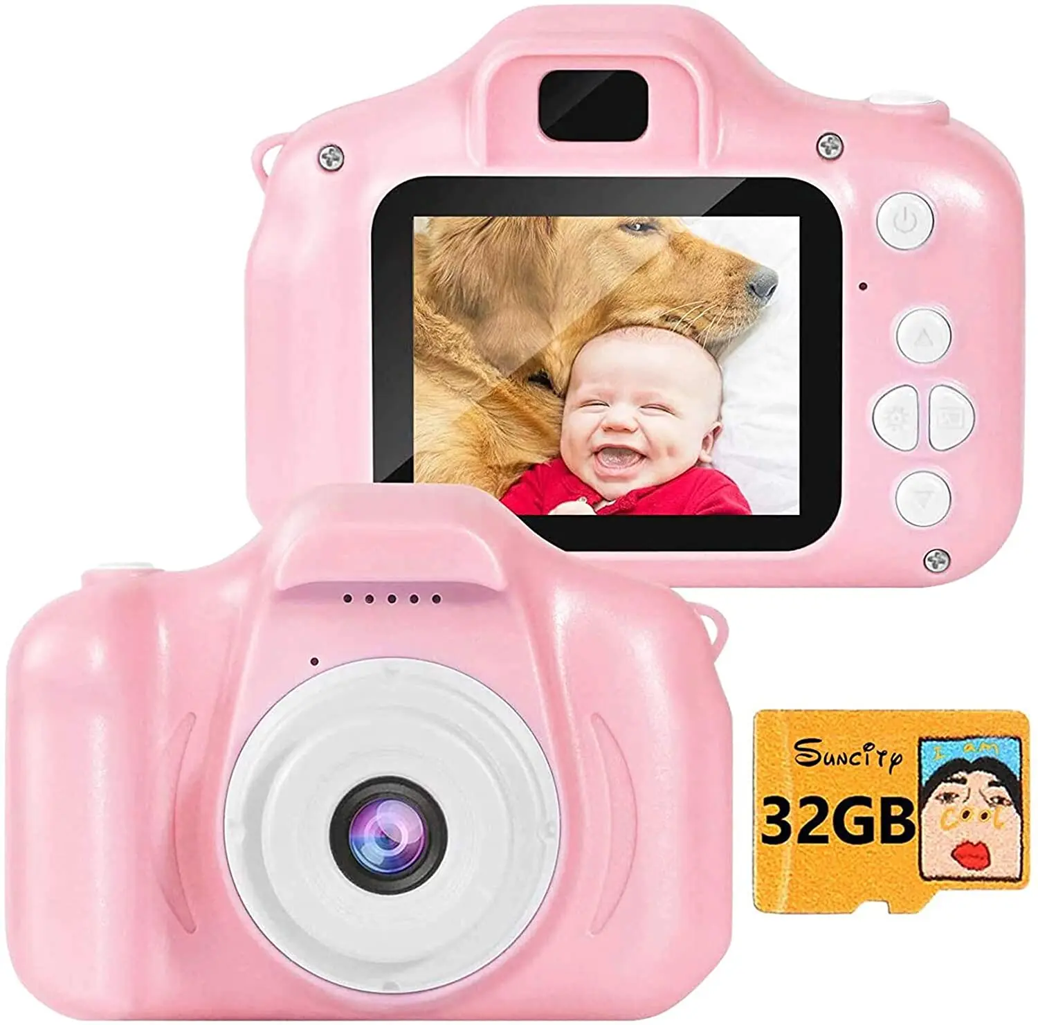  800W HD Pixels 2.0 Inch IPS Screen Child Cameras Digital 1080P Toys Kids