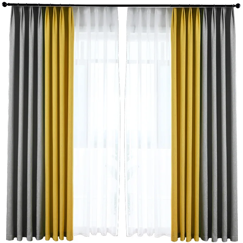 
Living Room Blackout Curtain Ready Made Window Cheap Curtains Wholesale Blind Curtain For the Living Room 