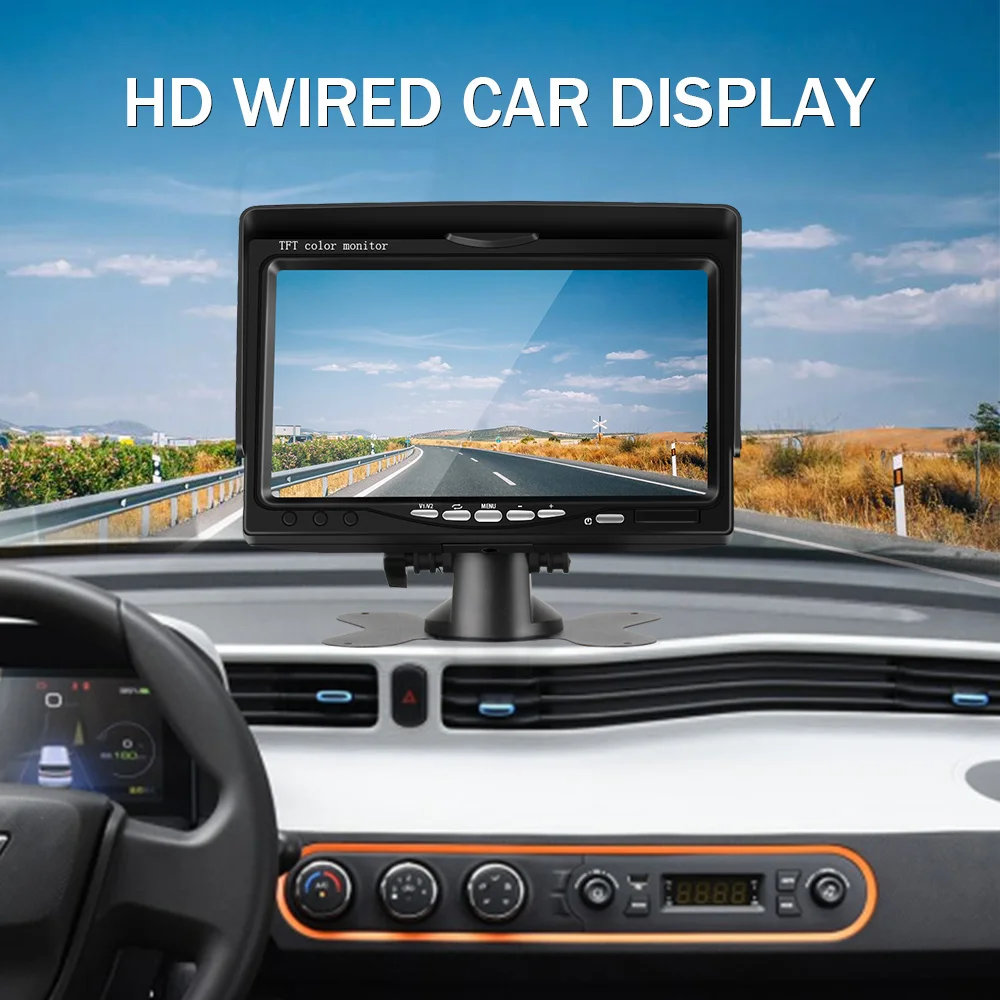 7 Inch LED TFT LCD Car Monitor for Car Rear view Camera DVD Camera STB Satellite Receiver Video Equipment Truck Screen