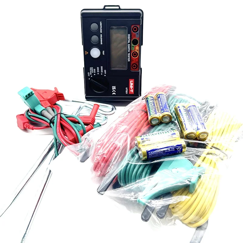 Meter UNI-T521 the type digital earth tester with tolls. wire,battery and so on have a lot of stock