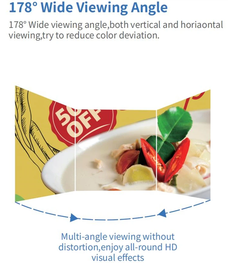 75 inch full screen touch screen kiosk 4k indoor Floor standing vertical advertising poster display screen lcd digital signage