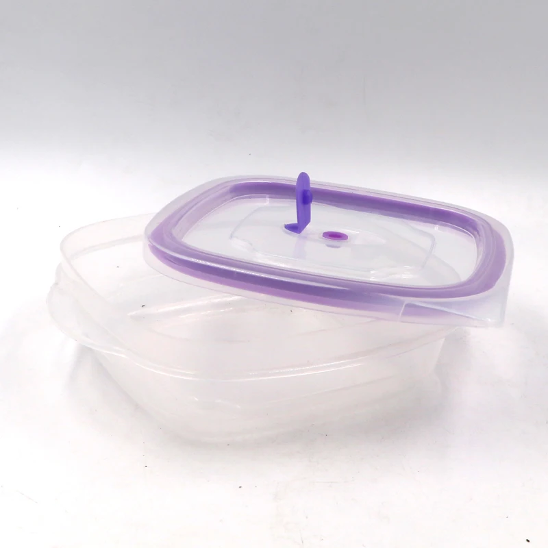 Real eco friendly kitchen bento reusable food storage container portable plastic lunch microwave food storage box