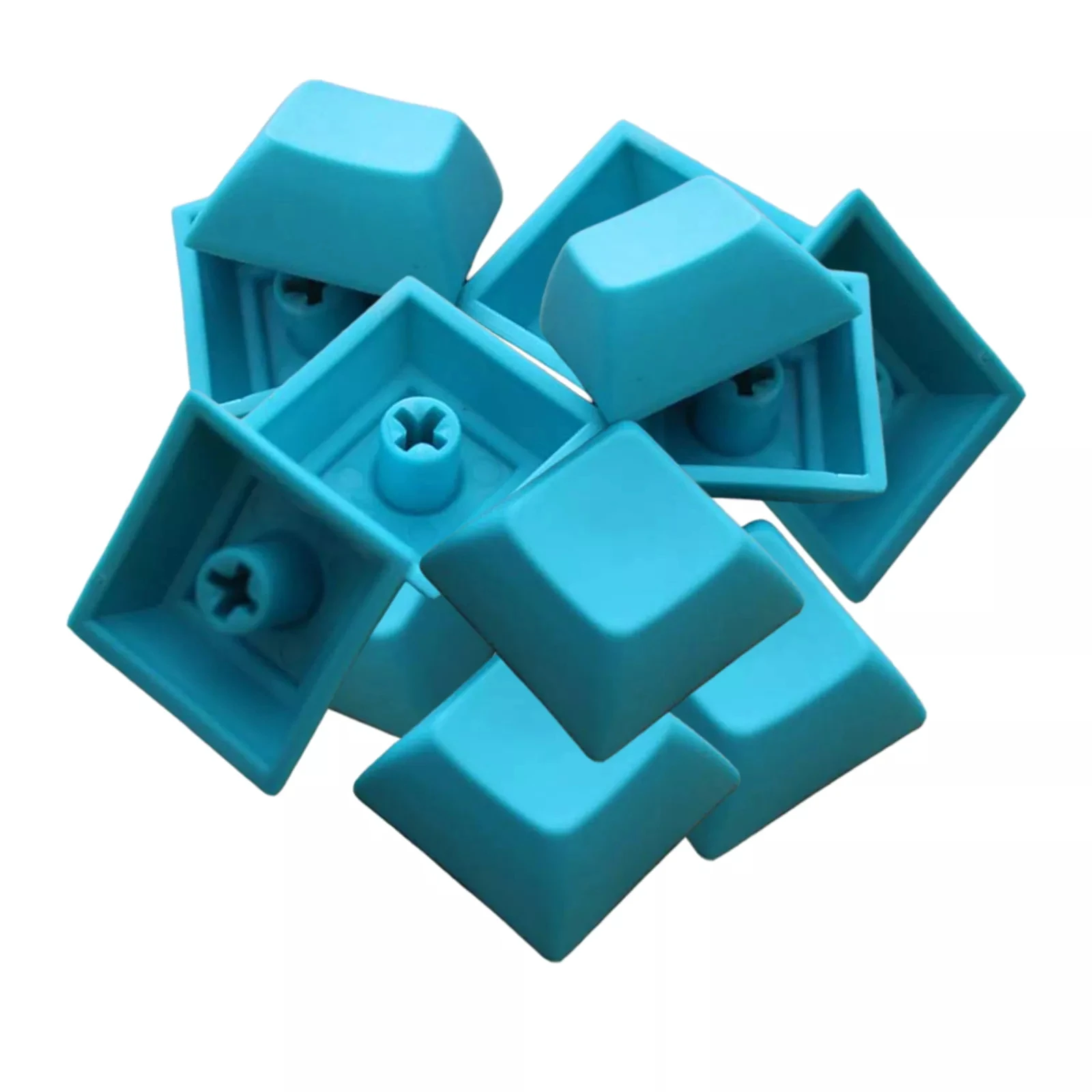 OEM 108 keys Keycaps Blank MX Switches Lake Blue Yellow Mechanical Keyboard PBT Keycap Manufacture For Keyboard