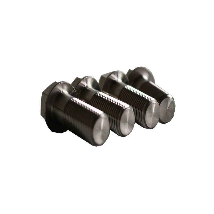factory price of customizaiton M12X1.25/1.5mm Titanium Wheel Lug Bolts Titanium stud Bolts for racing car