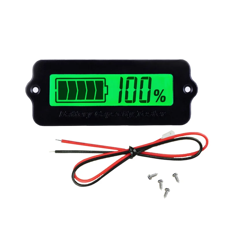 Tester Voltmeter Battery Capacity Indicator 12V LY6W Lead Acid LiPo LCD Display Battery Capacity Meter Power Detect Digital
