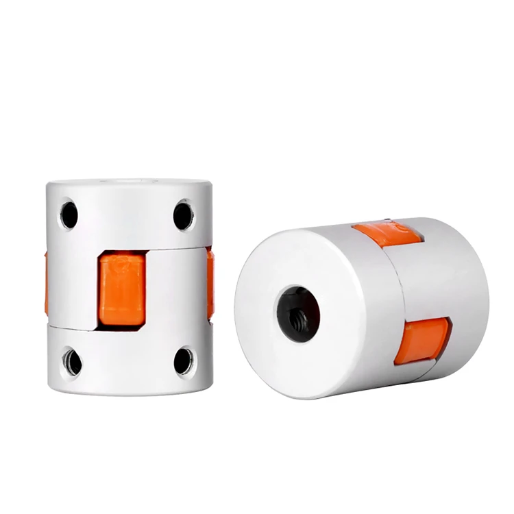 
QHX Stainless Steel Plum Blossom Coupling Top Screw Coupling High Torque Servo Motor Screw Couplings 