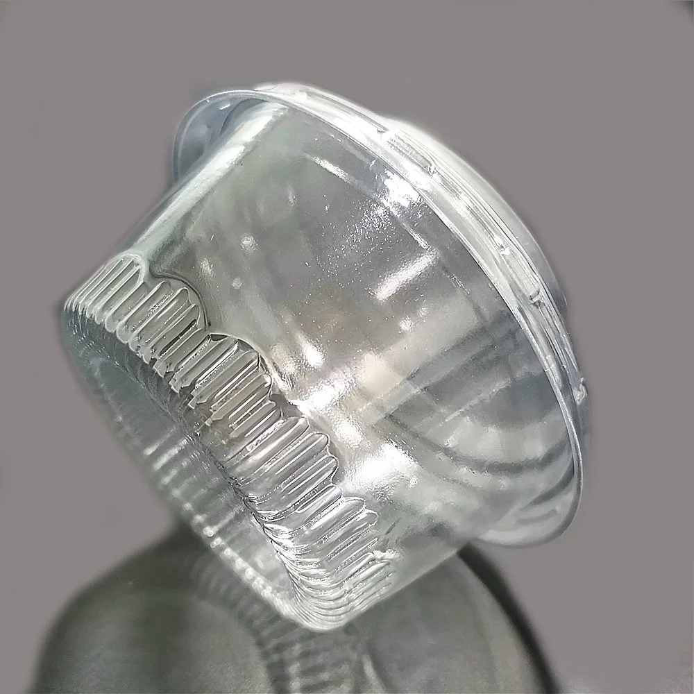 
TOP SALE 8 OZ Transparent Snack Food Dessert Ice Cream Cake Use Disposable Plastic Cup with Lid 