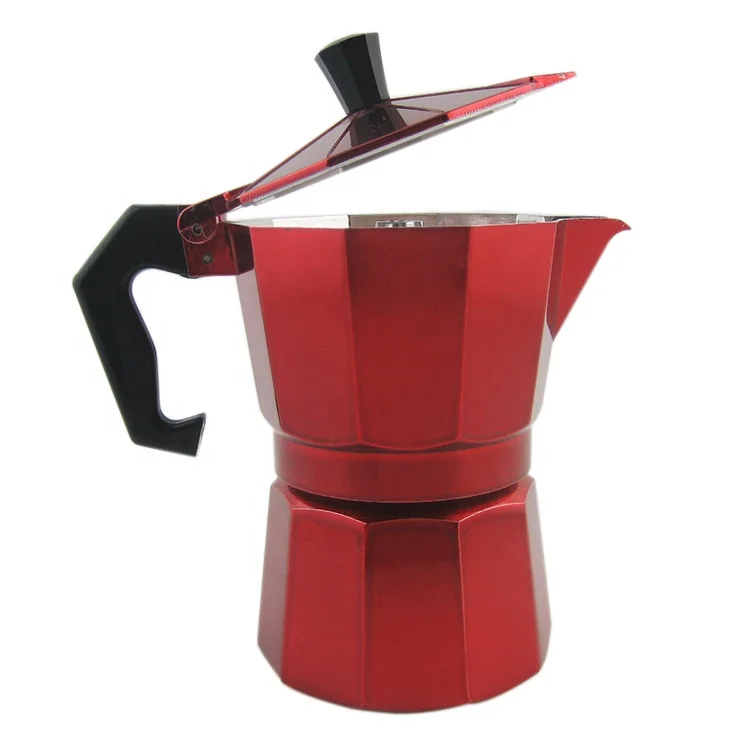 
Aluminum Moka Espresso Latte Percolator Stove Top Coffee Maker Pot 