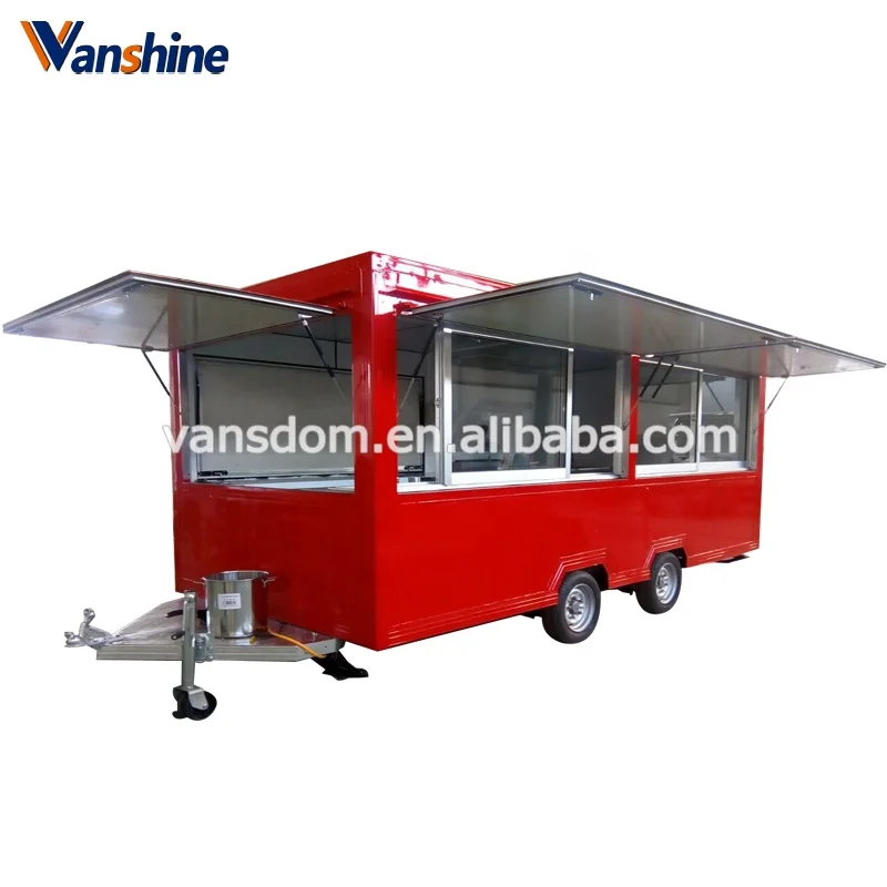 
Australia hot selling snack food vending truck, mobile ice cream trailer in economical price 