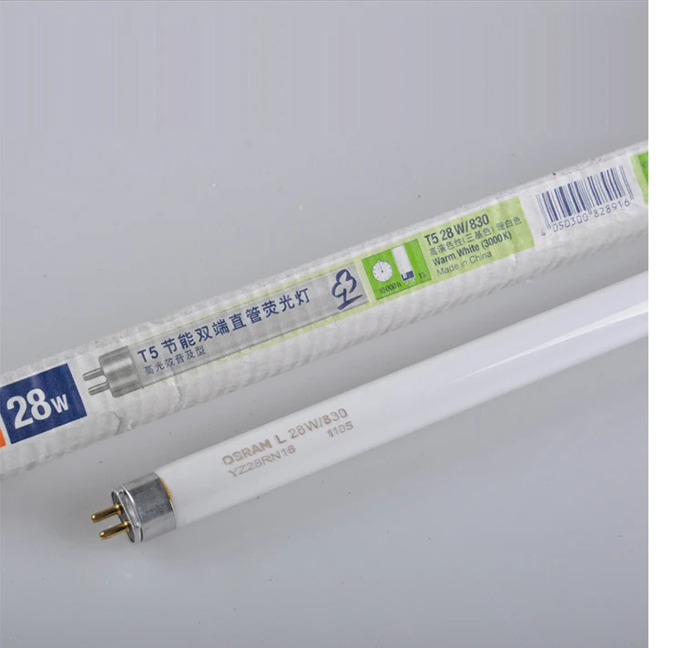  Radium 220V G5 14W 21W 28W T5 4000K энергосберегающая двухсторонняя флуоресцентная лампа с прямой трубкой