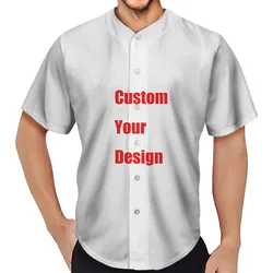 Luxury Polynesian Tribal Mens Buttons T-Shirt 3D Shirt Streetwear Printed Top Tees Hip Hop Custom Made Baseball Jersey T Shirt